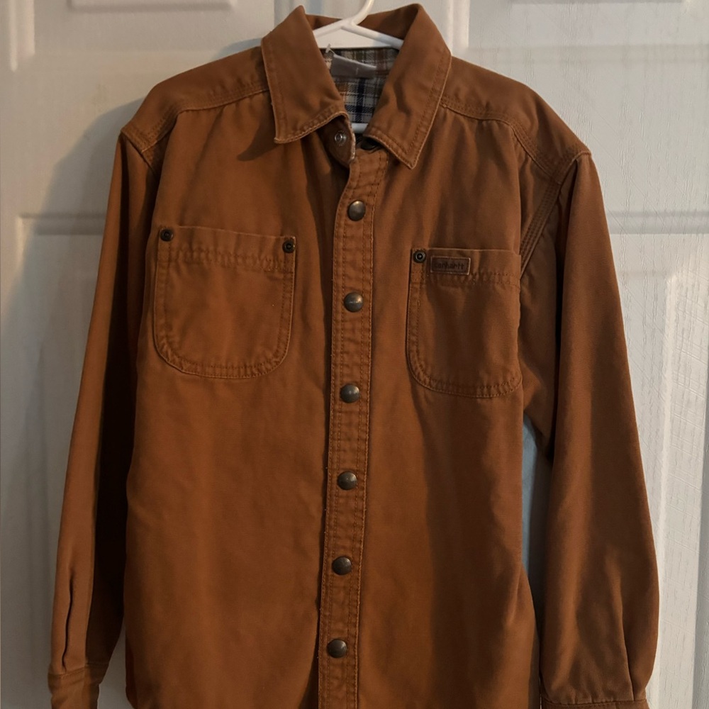 Carhartt Tan Shirt Jacket